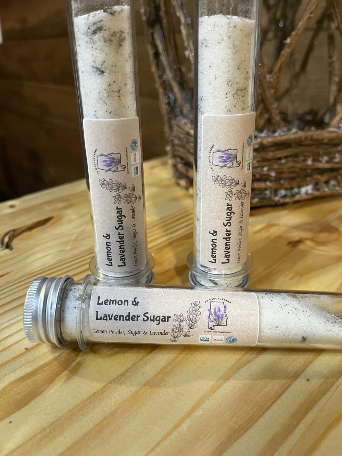 Lemon and Lavender Sugar