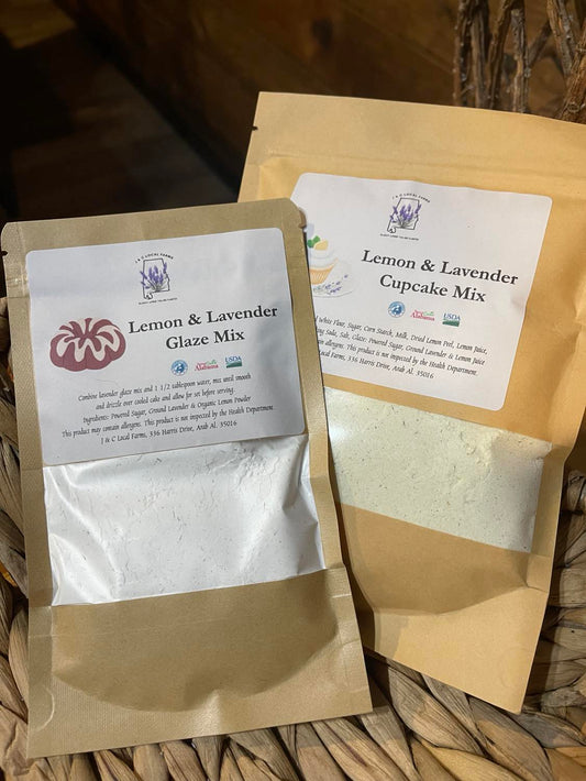 Lemon & Lavender Cupcake Mix with Glaze