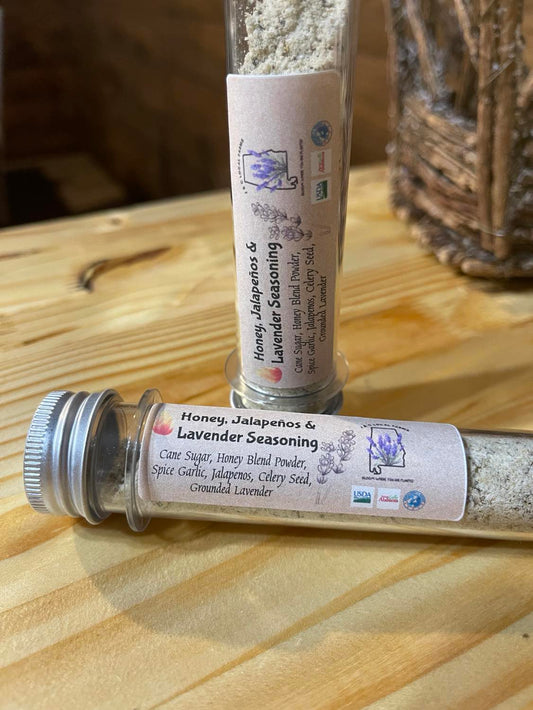 Honey, Jalapeños & Lavender Seasoning
