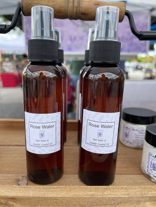 Large Rose Lavender Spray