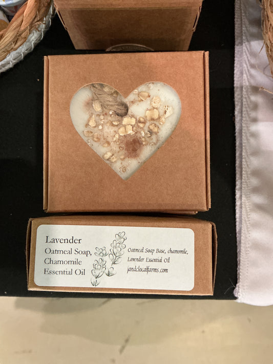 Lavender Oatmeal Soup, Chamomile and Essential Oil